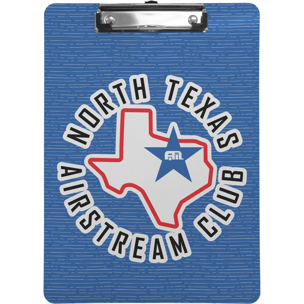 Custom North Texas Airstream Club Clipboard - Letter Size