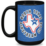 North Texas Airstream Club 15 oz Coffee Mug - Black