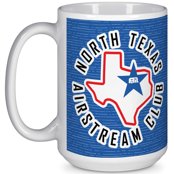 Custom North Texas Airstream Club 15 oz Coffee Mug - White