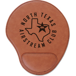 North Texas Airstream Club Leatherette Mouse Pad with Wrist Support