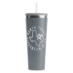 North Texas Airstream Club RTIC Everyday Tumbler with Straw - 28oz - Grey - Single-Sided