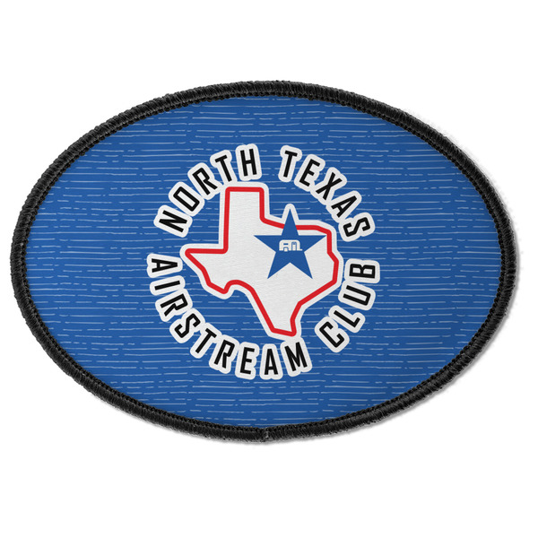 Custom North Texas Airstream Club Iron On Oval Patch