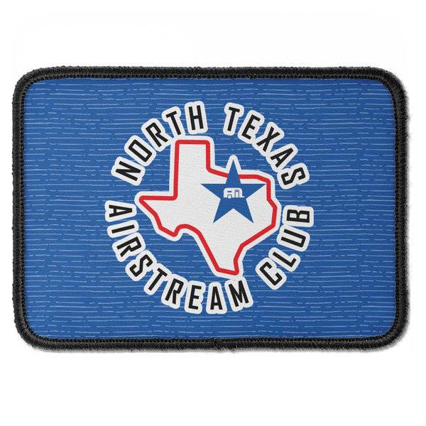 Custom North Texas Airstream Club Iron On Rectangle Patch