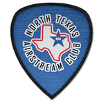 North Texas Airstream Club Iron on Shield Patch A