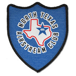 North Texas Airstream Club Iron on Shield Patch B