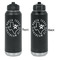 North Texas Airstream Club Laser Engraved Water Bottles - Front & Back Engraving - Front & Back View