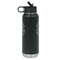 North Texas Airstream Club Laser Engraved Water Bottles - Front & Back Engraving - Side View