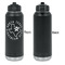 North Texas Airstream Club Laser Engraved Water Bottles - Front Engraving - Front & Back View