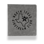 North Texas Airstream Club Leather Binder - 1" - Grey