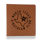 North Texas Airstream Club Leather Binder - 1" - Rawhide