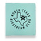 North Texas Airstream Club Leather Binders - 1" - Teal - Front View