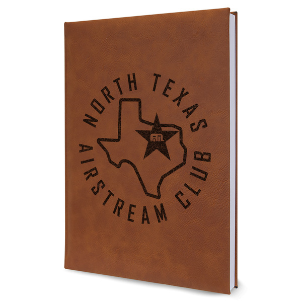 Custom North Texas Airstream Club Leather Sketchbook - Large - Double-Sided