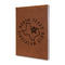 North Texas Airstream Club Leather Sketchbook - Small - Double Sided - Angled View