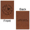 North Texas Airstream Club Leatherette Sketchbooks - Large - Double Sided - Front & Back View