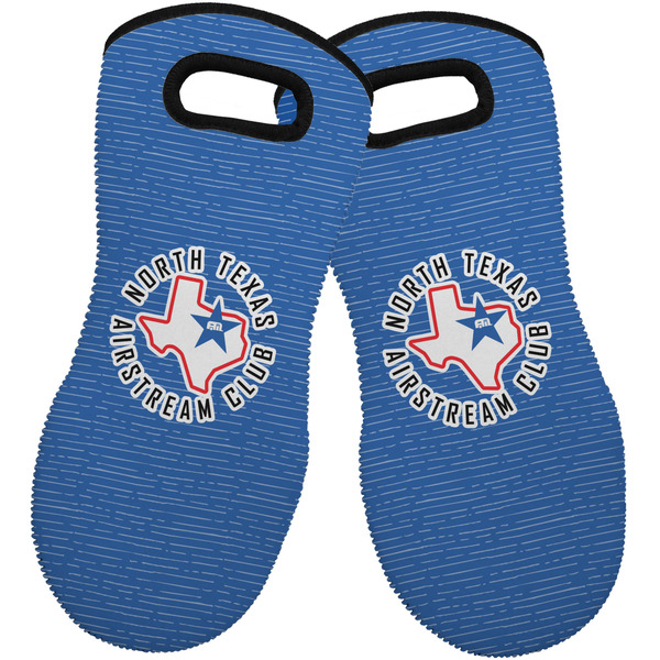 Custom North Texas Airstream Club Neoprene Oven Mitts - Set of 2