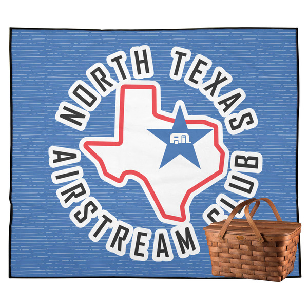 Custom North Texas Airstream Club Outdoor Picnic Blanket