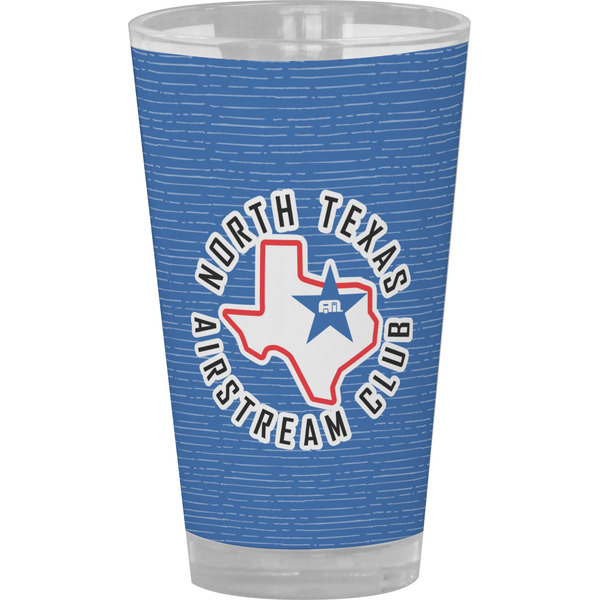 Custom North Texas Airstream Club Pint Glass - Full Color