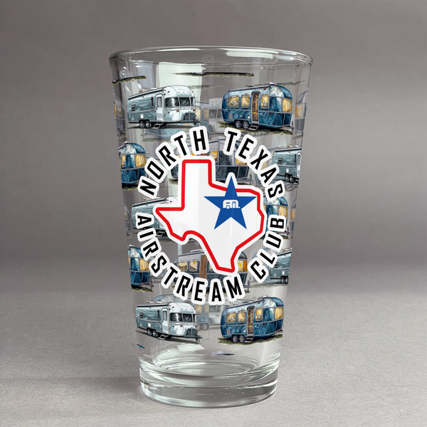 Custom North Texas Airstream Club Pint Glass - Full Print