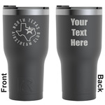 North Texas Airstream Club RTIC Tumbler - Black - Laser Engraved - Double-Sided