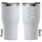 North Texas Airstream Club RTIC Tumbler - White - Double Sided - Front and Back