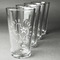 North Texas Airstream Club Set of Four Engraved Pint Glasses - Set View