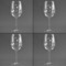 North Texas Airstream Club Set of Four Personalized Wineglasses - Approval