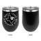 North Texas Airstream Club Stainless Wine Tumblers - Black - Single Sided - Approval