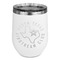 North Texas Airstream Club Stainless Wine Tumblers - White - Single Sided - Front