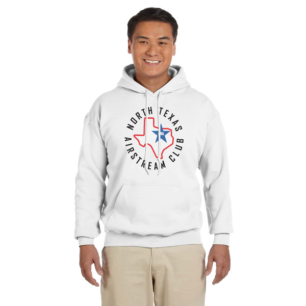 Custom North Texas Airstream Club Hoodie - White - 3XL