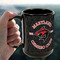 Maryland Camaro Club Logo 15oz. Black Mug - Lifestyle