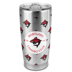 Maryland Camaro Club Logo 20oz Stainless Steel Double Wall Tumbler - Full Print