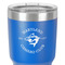 Maryland Camaro Club Logo 30 oz Stainless Steel Ringneck Tumbler - Blue - Close Up