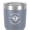 Maryland Camaro Club Logo 30 oz Stainless Steel Ringneck Tumbler - Grey - Close Up