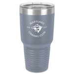 Maryland Camaro Club Logo 30 oz Stainless Steel Tumbler - Grey - Single-Sided