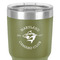 Maryland Camaro Club Logo 30 oz Stainless Steel Ringneck Tumbler - Olive - Close Up