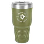 Maryland Camaro Club Logo 30 oz Stainless Steel Tumbler - Olive - Single-Sided