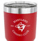 Maryland Camaro Club Logo 30 oz Stainless Steel Ringneck Tumbler - Red - CLOSE UP