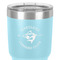 Maryland Camaro Club Logo 30 oz Stainless Steel Ringneck Tumbler - Teal - Close Up