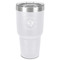 Maryland Camaro Club Logo 30 oz Stainless Steel Ringneck Tumbler - White - Front