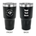 Maryland Camaro Club Logo 30 oz Stainless Steel Tumbler - Black - Double-Sided