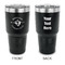 Maryland Camaro Club Logo 30 oz Stainless Steel Ringneck Tumblers - Black - Double Sided - APPROVAL