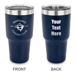 Maryland Camaro Club Logo 30 oz Stainless Steel Tumbler - Navy - Double-Sided