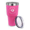 Maryland Camaro Club Logo 30 oz Stainless Steel Ringneck Tumblers - Pink - LID OFF