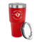 Maryland Camaro Club Logo 30 oz Stainless Steel Ringneck Tumblers - Red - LID OFF