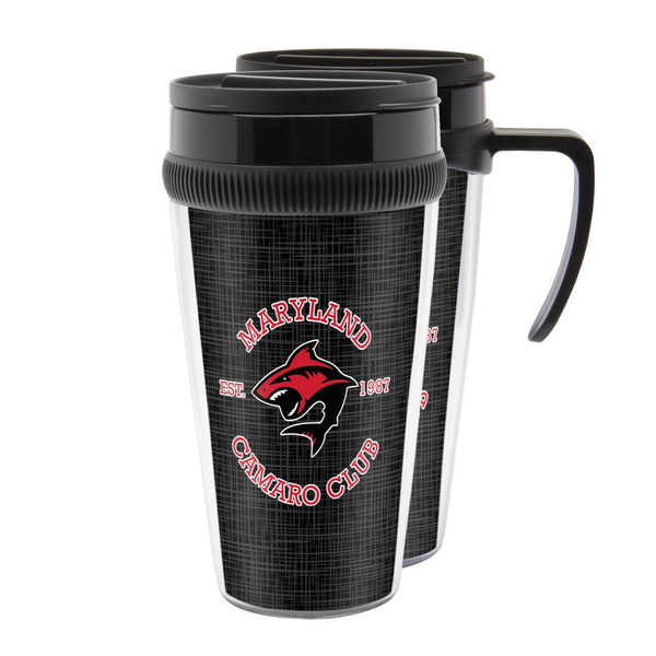 Custom Maryland Camaro Club Logo Acrylic Travel Mug