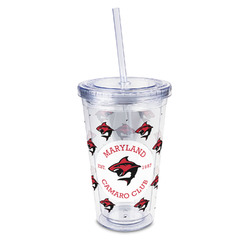 Maryland Camaro Club Logo 16 oz Double Wall Acrylic Tumbler with Lid & Straw - Full Print