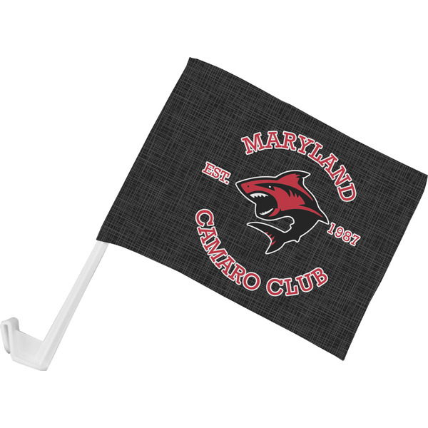 Custom Maryland Camaro Club Logo Car Flag - Small