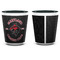 Maryland Camaro Club Logo Ceramic Shot Glass - Two Tone - Front & Back