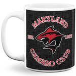 Maryland Camaro Club Logo 11 oz Coffee Mug - White