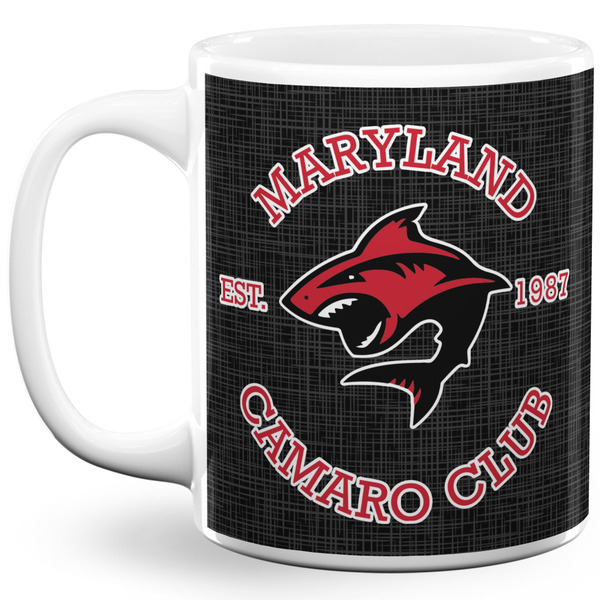 Custom Maryland Camaro Club Logo 11 oz Coffee Mug - White